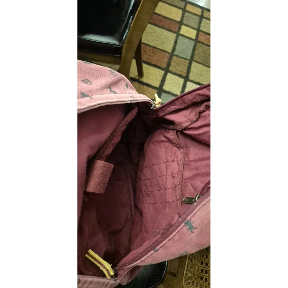 Pottery Barn Teen Harry Potter Gryffindor Canvas Backpack Bag Burgundy Collect